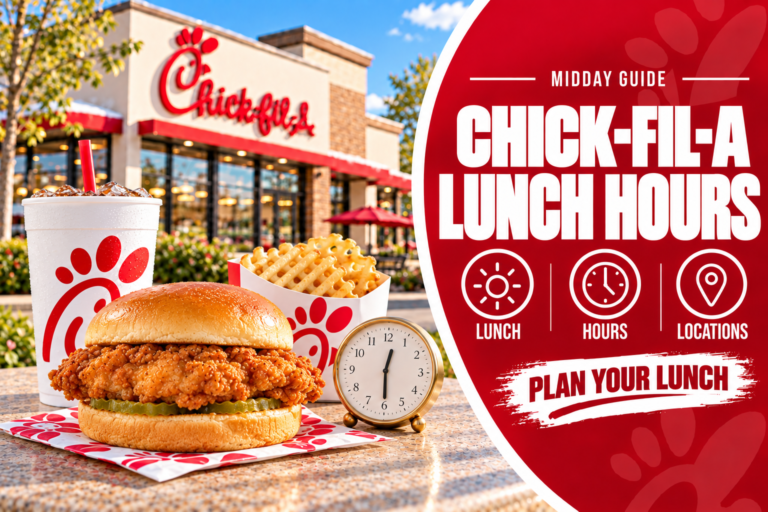 Chick Fil A Lunch Hours