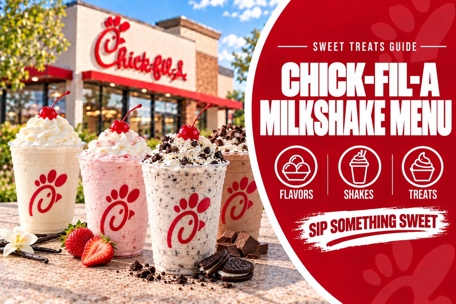 Chick-fil-A Milkshake Menu